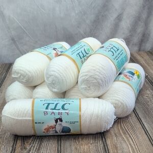 TLC By Red Heart Baby Yarn in 5011 Soft White